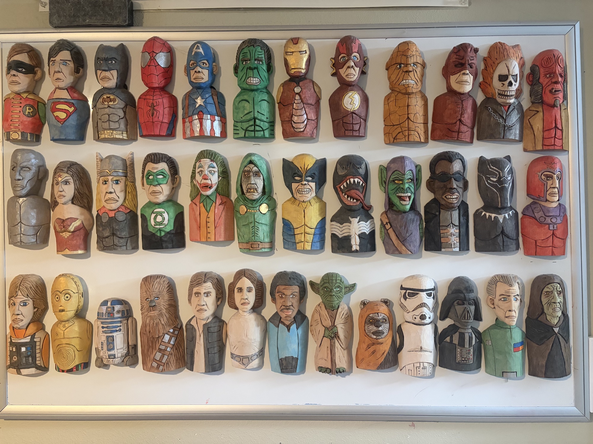 Superhero/Star Wars Magnet Board