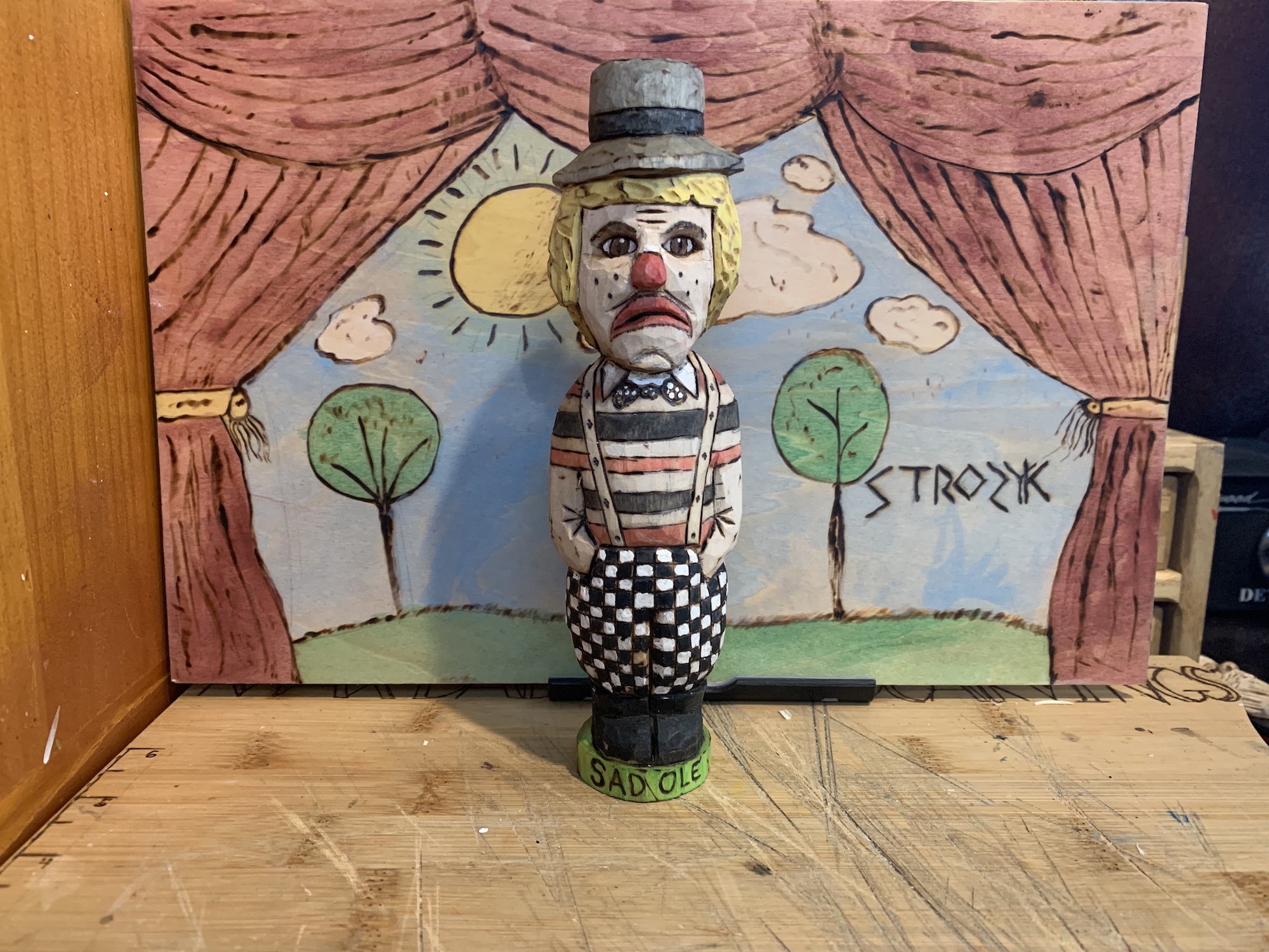 Sad ole the clown